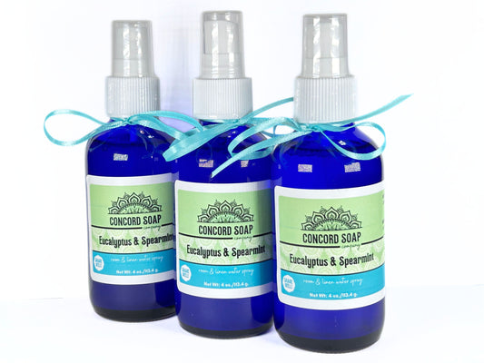 Eucalyptus and Spearmint Handmade Room and Linen Water Spray