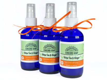 White Tea & Ginger Handmade Room and Linen Water Spray