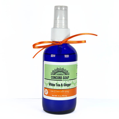 White Tea & Ginger Handmade Room and Linen Water Spray