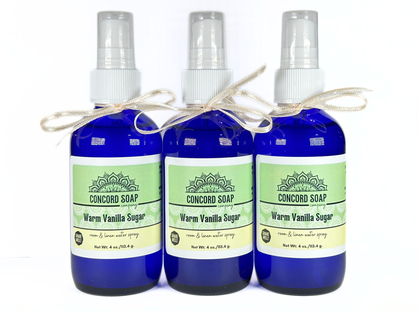 Warm Vanilla Sugar Handmade Room and Linen Water Spray
