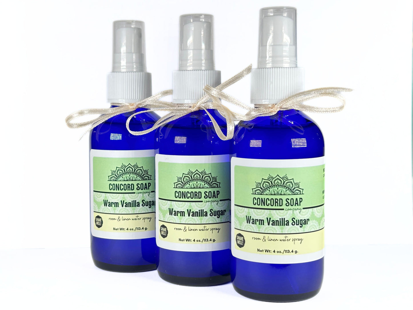 Warm Vanilla Sugar Handmade Room and Linen Water Spray