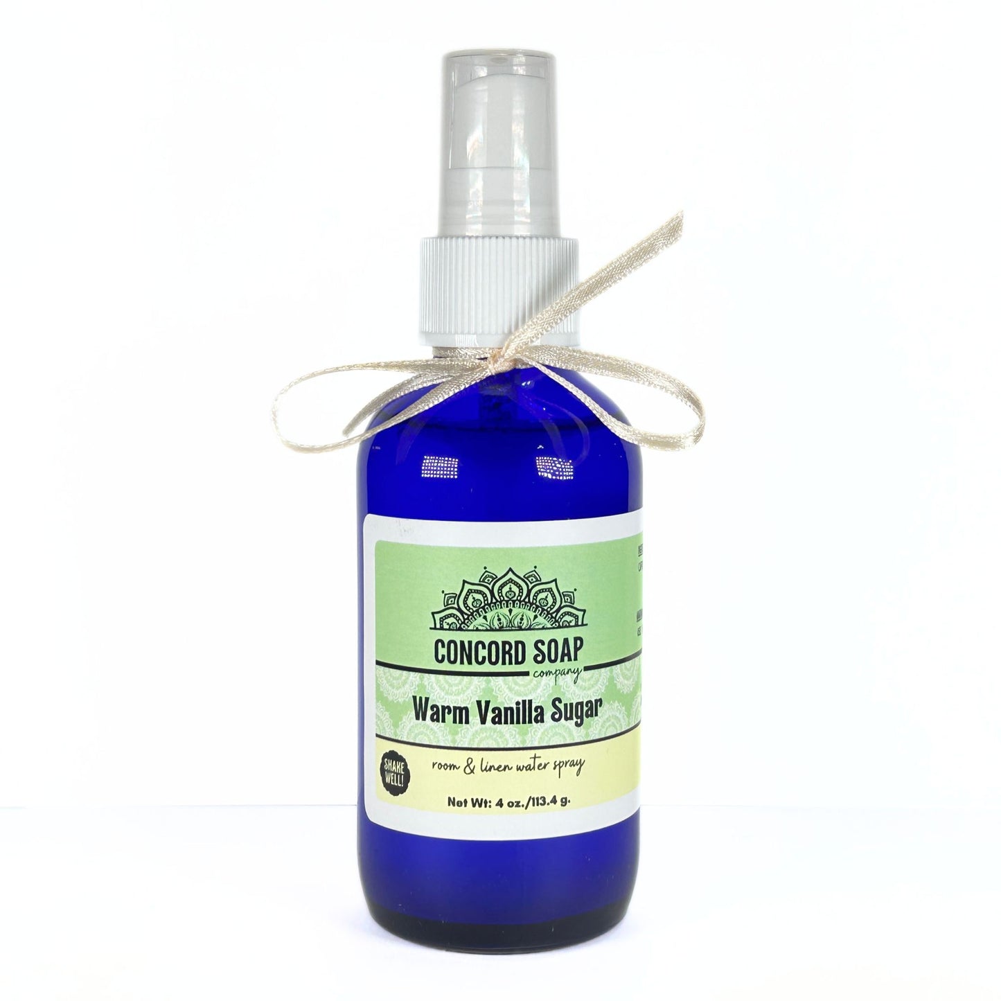 Warm Vanilla Sugar Handmade Room and Linen Water Spray