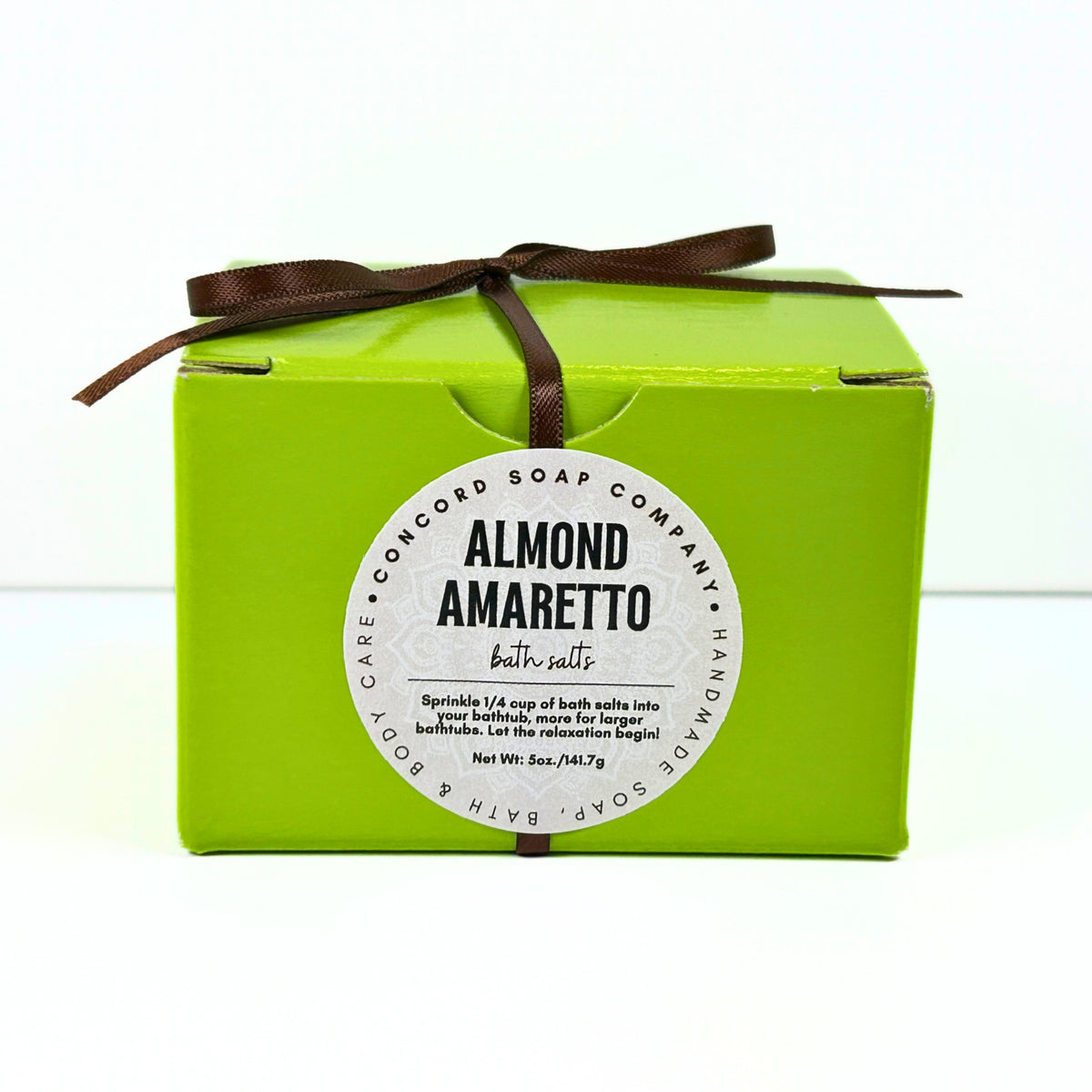 Almond Amaretto Handmade Bath Salts, 5oz
