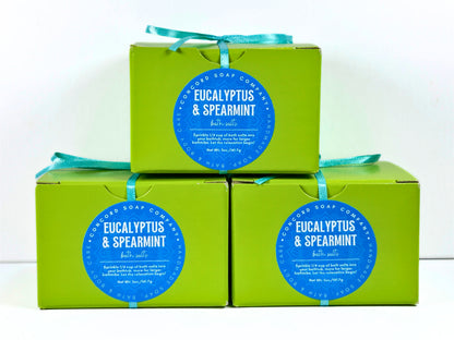 Eucalyptus and Spearmint Handmade Bath Salts, 5oz