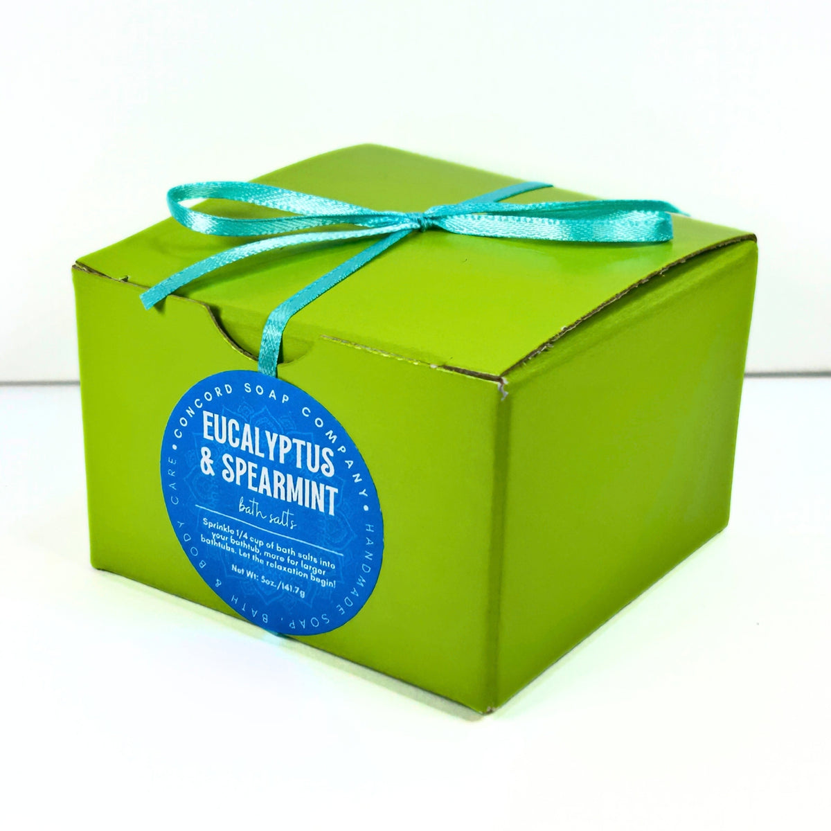 Eucalyptus and Spearmint Handmade Bath Salts, 5oz