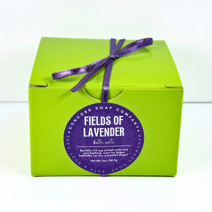 Fields of Lavender Handmade Bath Salts, 5oz