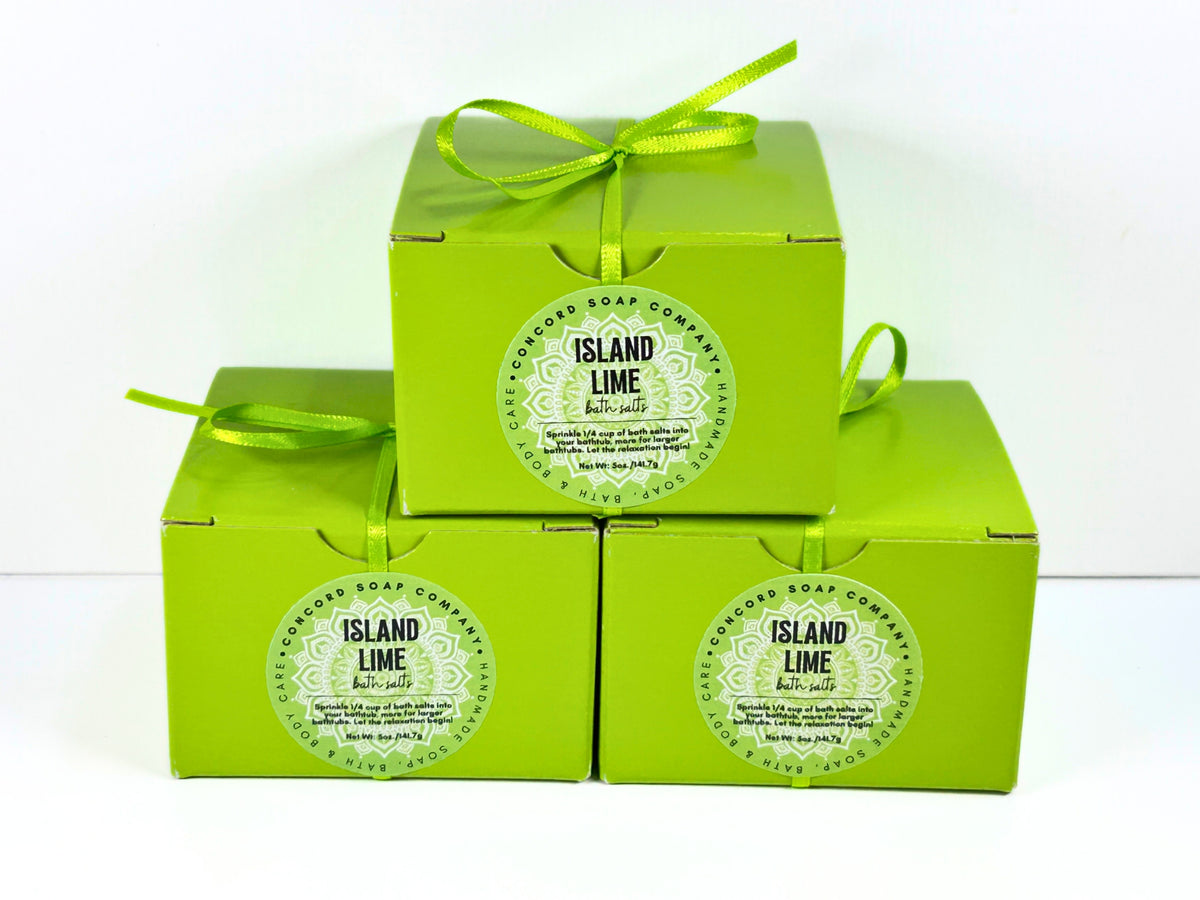 Island Lime Handmade Bath Salts, 5oz