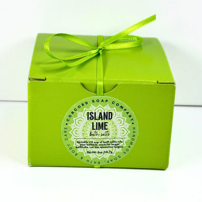 Island Lime Handmade Bath Salts, 5oz
