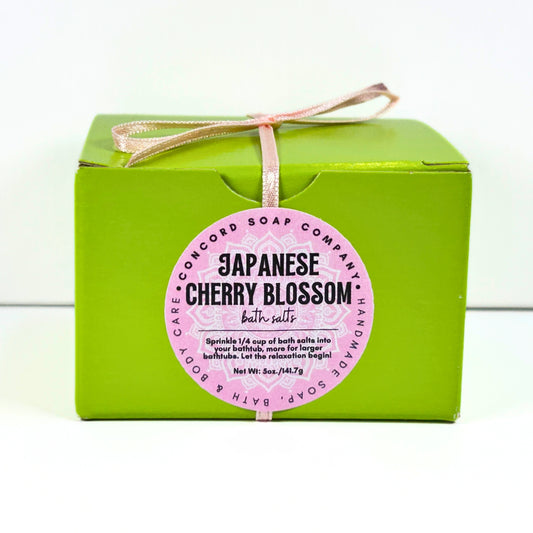 NEW Japanese Cherry Blossom Handmade Bath Salts 5oz