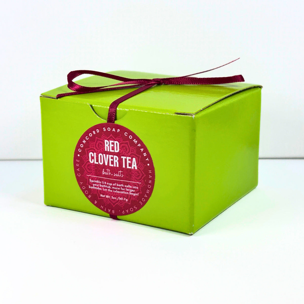 Red Clover Tea Handmade Bath Salts, 5oz