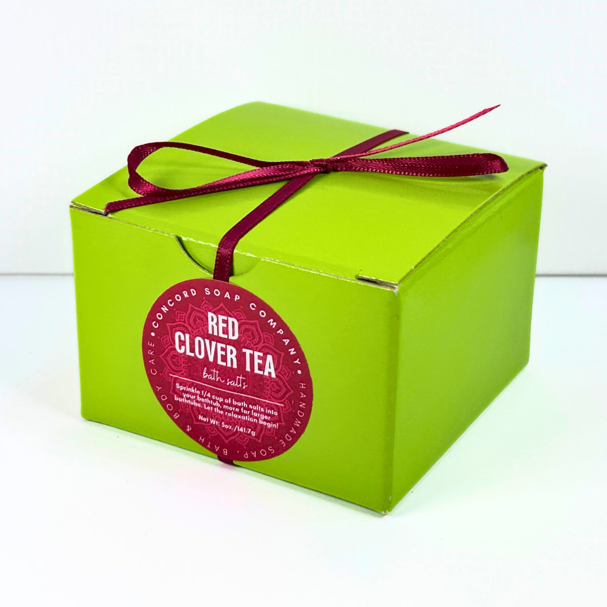 Red Clover Tea Handmade Bath Salts, 5oz