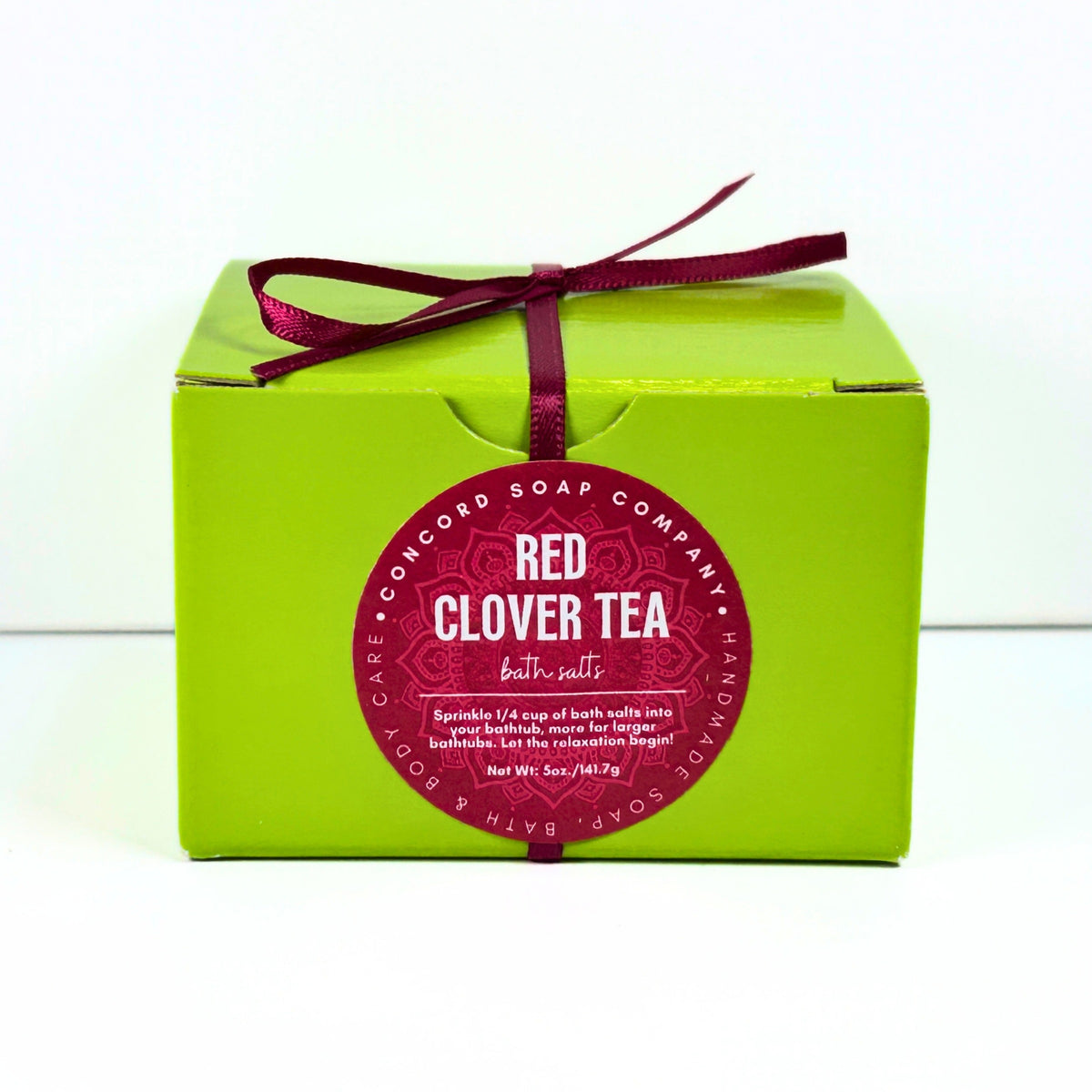 Red Clover Tea Handmade Bath Salts, 5oz
