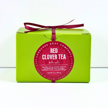 Red Clover Tea Handmade Bath Salts, 5oz