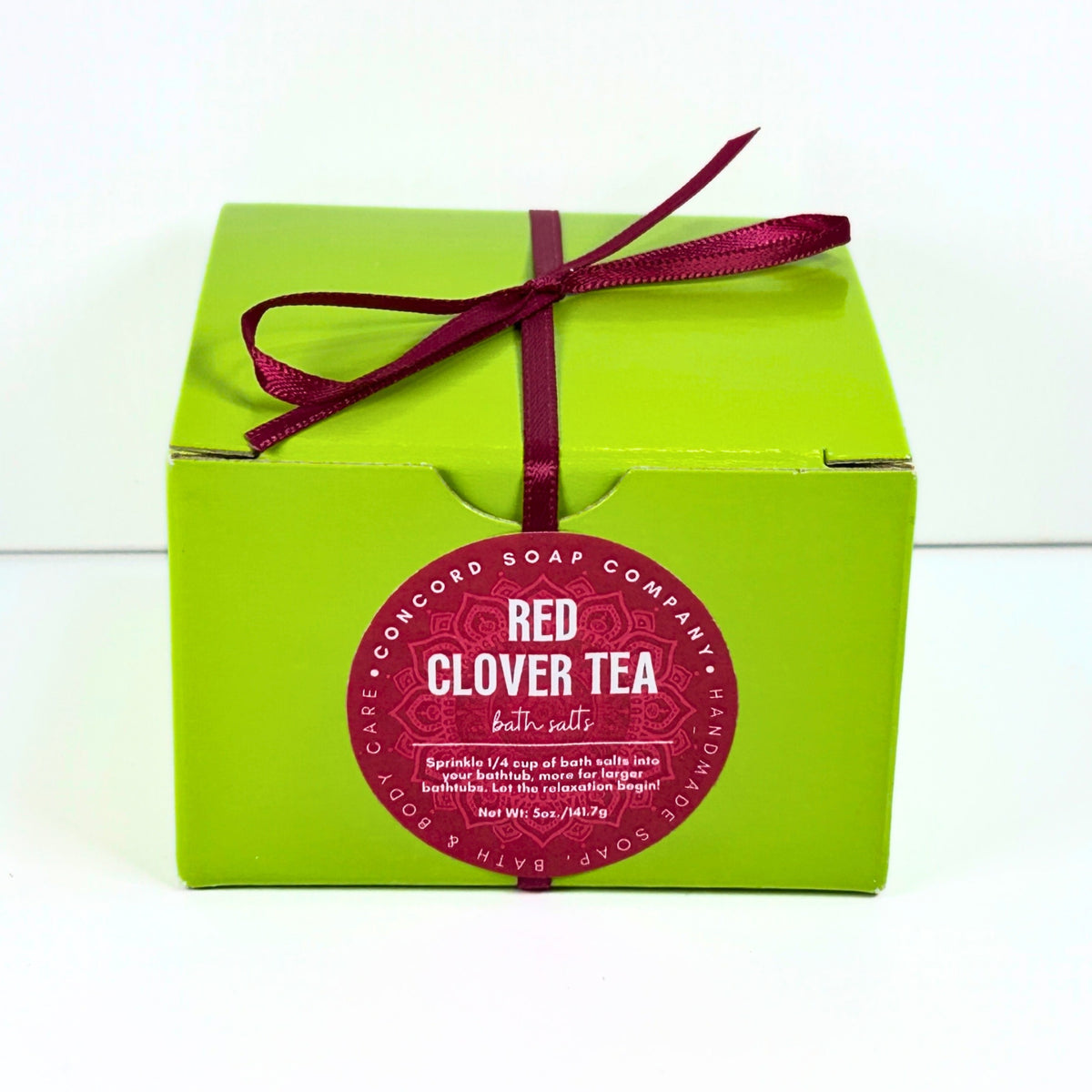 Red Clover Tea Handmade Bath Salts, 5oz