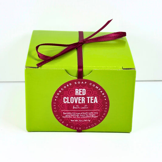 Red Clover Tea Handmade Bath Salts, 5oz