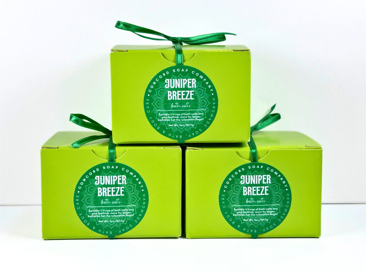 Juniper Breeze Handmade Bath Salts, 5oz