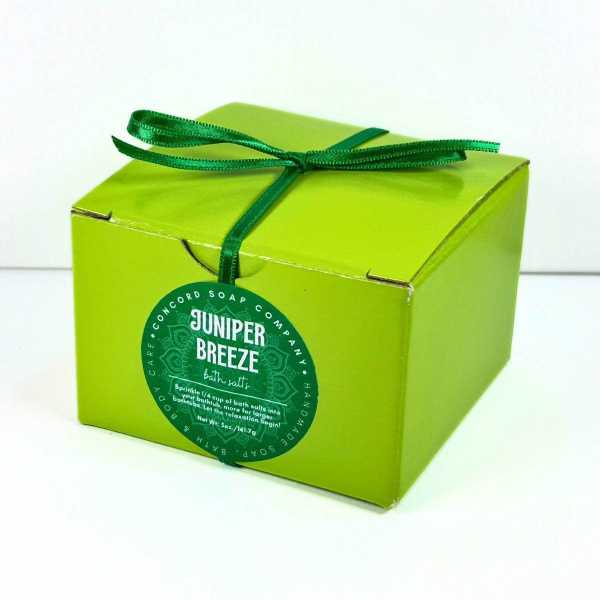 Juniper Breeze Handmade Bath Salts, 5oz