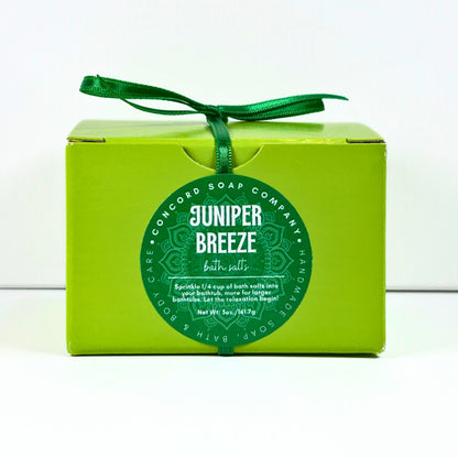 Juniper Breeze Handmade Bath Salts, 5oz