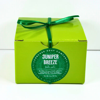 Juniper Breeze Handmade Bath Salts, 5oz