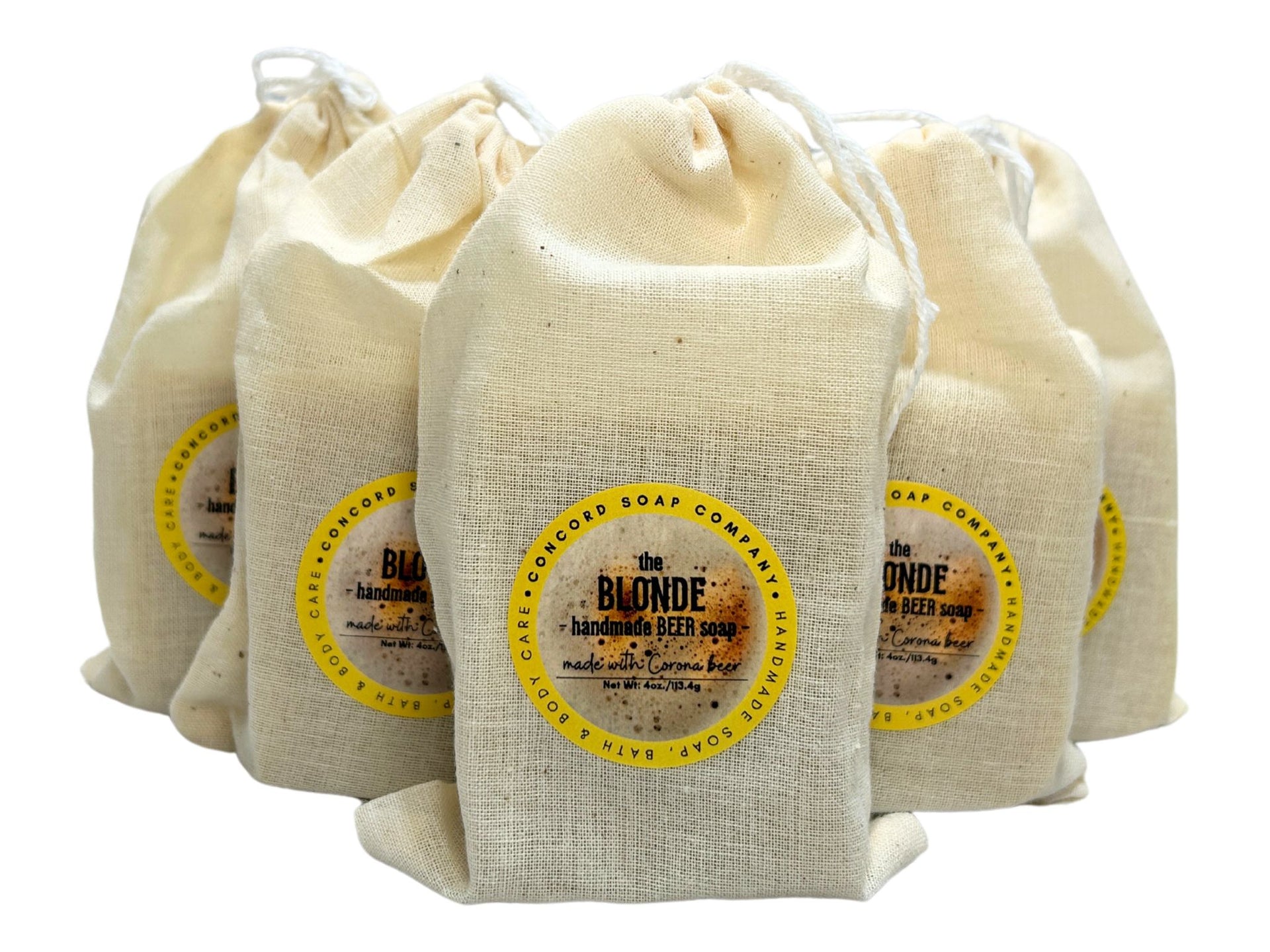 Blonde BEER Soap Bar – Made with Corona, Handmade Cold Process, Natural Comfy Home Scent, 4 oz