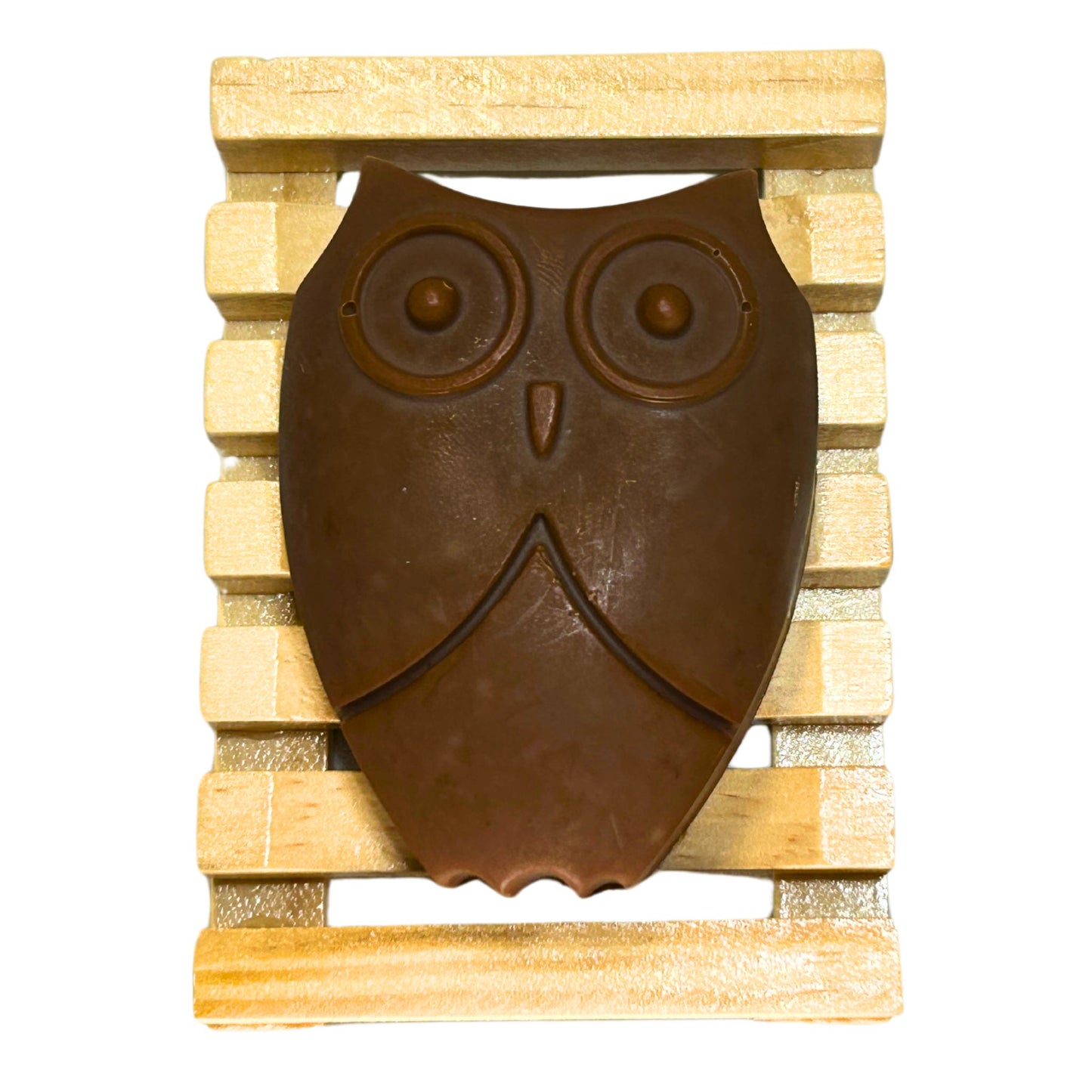 NEW Pistachio Macaron Handmade Cold Process Soap Bar, owl shape, 4oz