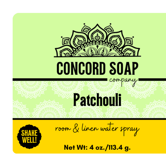 Patchouli Handmade Room and Linen Water Spray