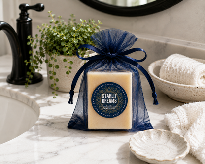 NEW Starlit Dreams Vegan Handmade Soap – Fruity Floral Perfume Scent, Inspired by A Thousand Dreams, Cold Process Bar