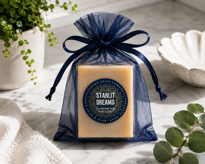 NEW Starlit Dreams Vegan Handmade Soap – Fruity Floral Perfume Scent, Inspired by A Thousand Dreams, Cold Process Bar