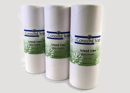 Island Lime Handmade Hair and Body Powder - talc free