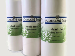 Island Lime Handmade Hair and Body Powder - talc free