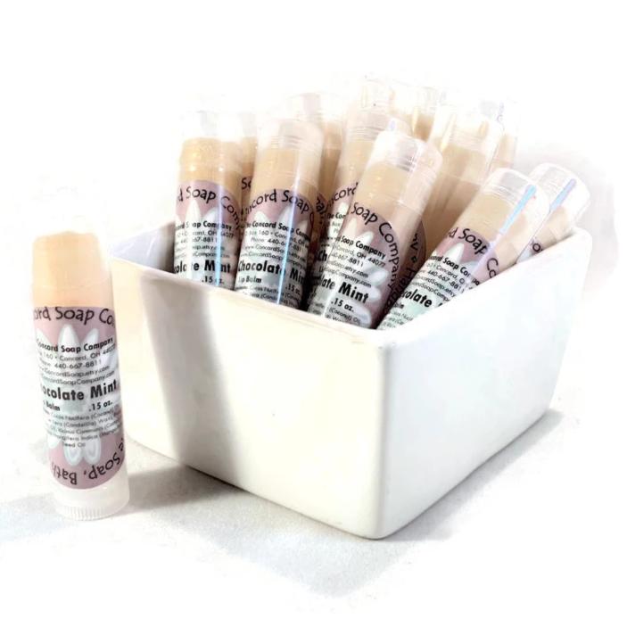 Chocolate Mint Handmade Lip Balm Stick