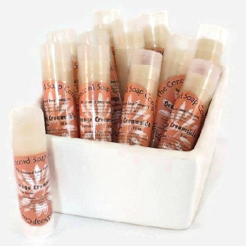 Orange Creamsicle Handmade Lip Balm Stick