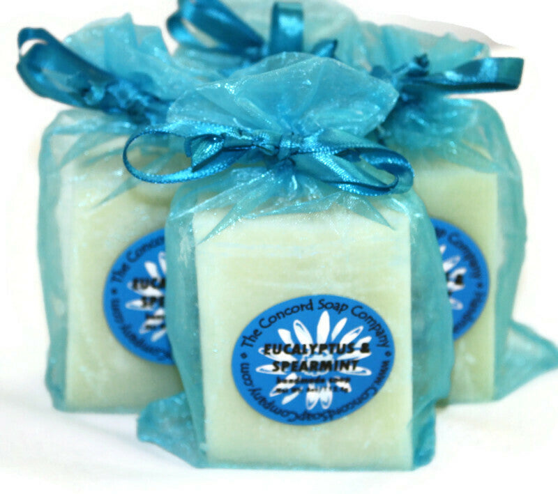 Eucalyptus and Spearmint Handmade Cold Process Soap Bar, 4oz