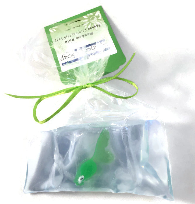 NEW Vanilla Bagged Carnival Fish Soap, 4 oz