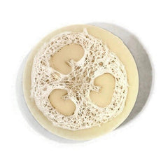 NEW Tahitian Dreams Handmade Loofah Soap Bar, 3 oz - exfoliating, luffa, floral scent, tiare flower, sustainable palm oil