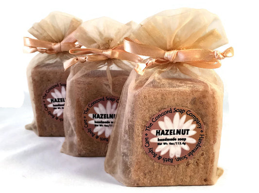 Hazelnut Soap Bar – Handmade Cold Process, Natural Vegan Skincare, Gourmand, Coffee Lover Gift, 4 oz