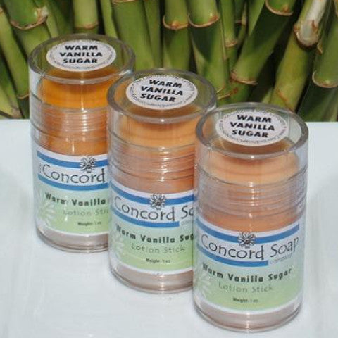 Warm Vanilla Sugar Handmade Solid Lotion Stick