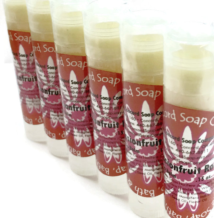 Passionfruit Rose Handmade Lip Balm Stick