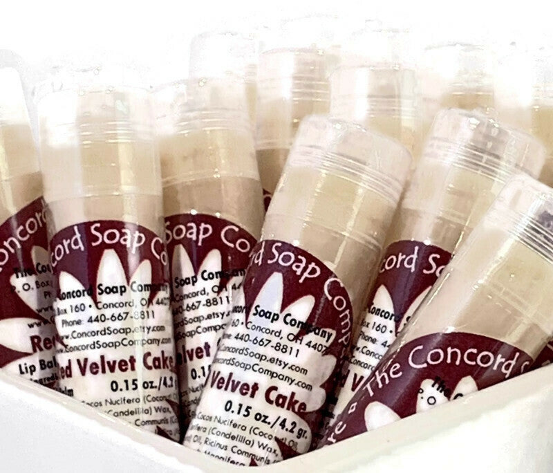 Red Velvet Cake Handmade Lip Balm Stick