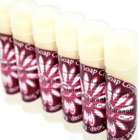 Ruby Pomegranate Handmade Lip Balm Stick