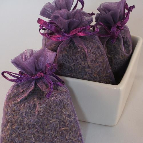 Fields of Lavender Handmade Sachet - with lavender buds