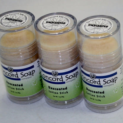 Unscented Handmade Solid Lotion Stick