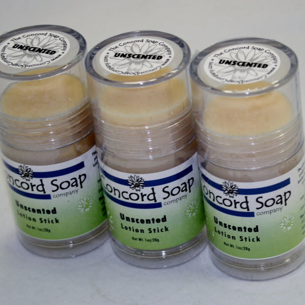Unscented Handmade Solid Lotion Stick