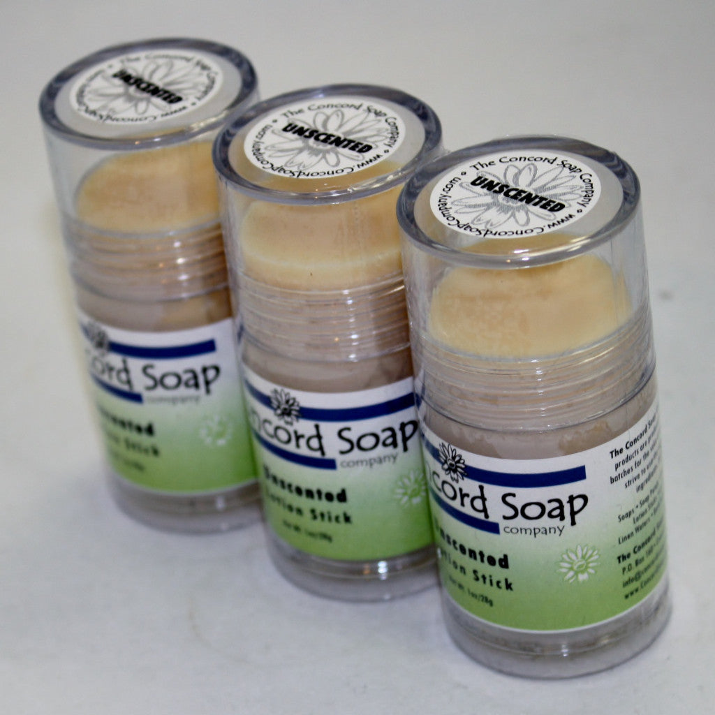 Unscented Handmade Solid Lotion Stick