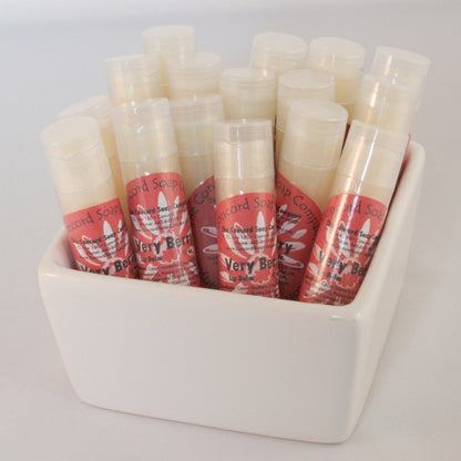 Very Berry Sparkle Handmade Lip Balm Stick