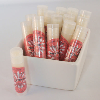 Very Berry Sparkle Handmade Lip Balm Stick